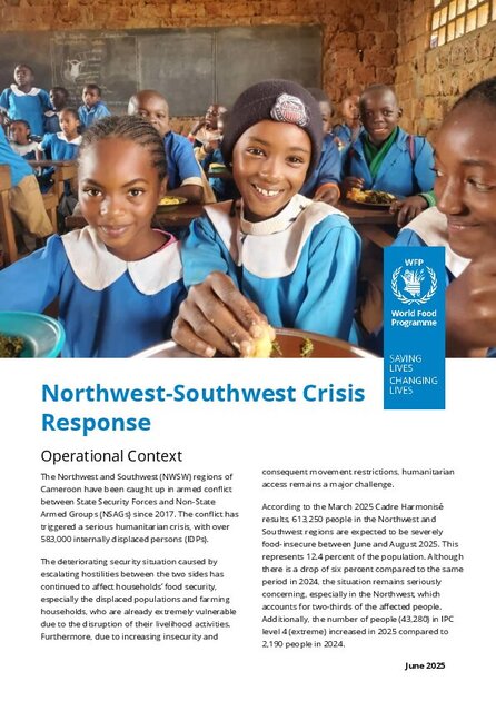WFP Cameroon Crises Factsheets | World Food Programme
