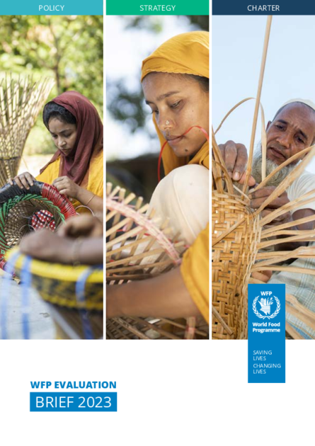 WFP Evaluation Brief 2023 | World Food Programme