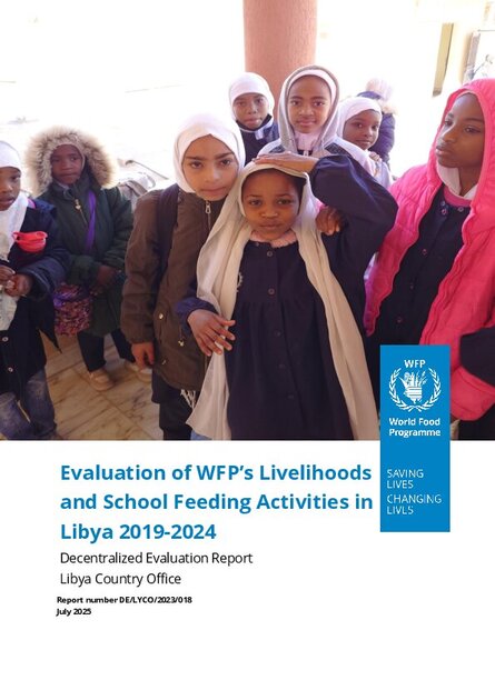 Libya, Evaluation of livelihoods and school feeding activities 2019 ...
