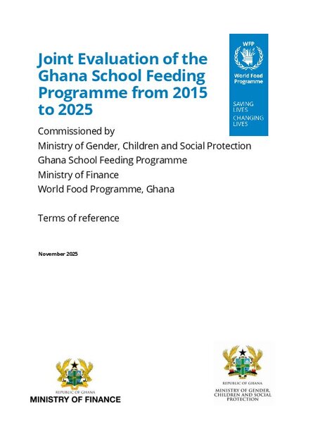 Ghana, School feeding programme 2015-2025: Joint evaluation