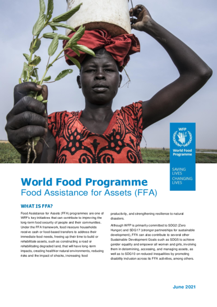 WFP Food Assistance for Assets (FFA) - 2021 | World Food Programme