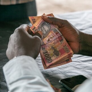 Cash distribution in Malakal. 