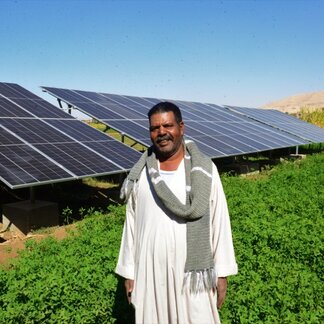 Together with the Government, WFP promotes the use of green energy among smallholder farmers in Upper Egypt. 