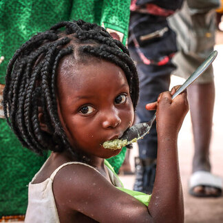 Beneficiary of the Gender Transformative and Nutrition Sensitive project in Chemba district, Sofala province.