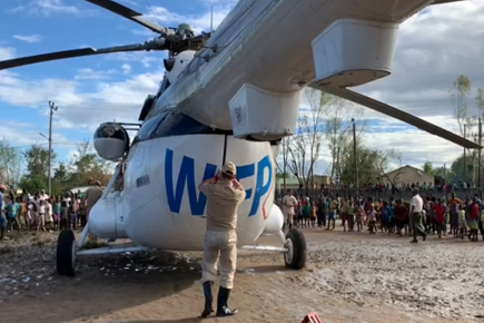 WFP News Footage Shows Airlifts to Flooded Nhamatanda District in Mozambique (For the Media)