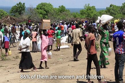 South Sudanese Fleeing Hunger and Conflict in Uganda