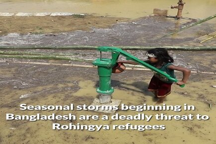 Rohingya Refugees Threatened by Seasonal Storms in Kutupalong Camp