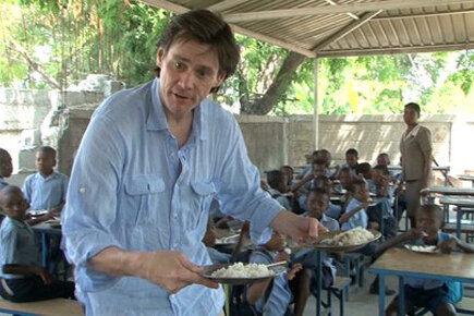 Jim Carrey Goes To Haiti