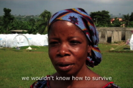 Displaced Women in Cote d'Ivoire Thank WFP