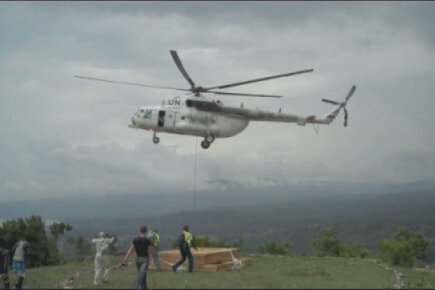Haiti: New Homes Arrive By Air