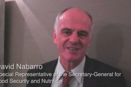David Nabarro, Special Representative of the UN Secretary General for Food Security and Nutrition