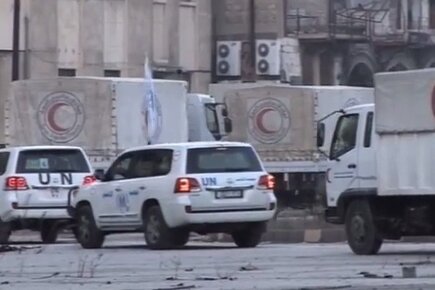 Syria: Aid Convoys Bring Relief To Besieged Old City of Homs