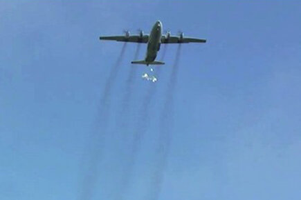 Food Arrives From Above In Central African Republic