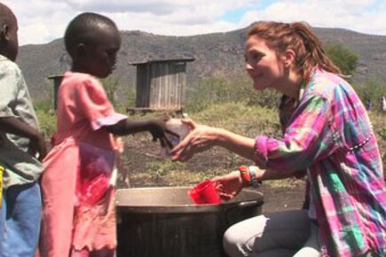 Drew Barrymore Makes A Difference In Kenya