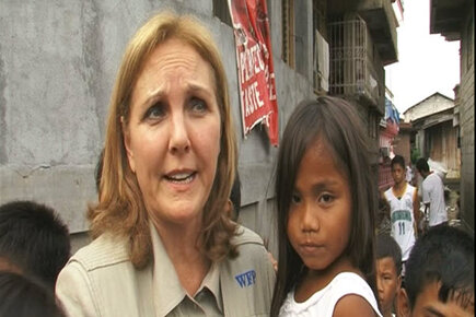 Josette Sheeran in the Philippines