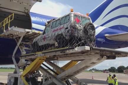 WFP Logistics Hub Keeps Ebola Response Moving 24/7