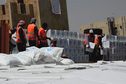 WFP Provides Food for Families Fleeing Fighting in Iraq