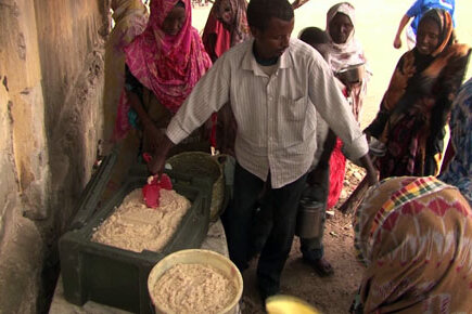 Delivering Food In Mogadishu (For The Media)