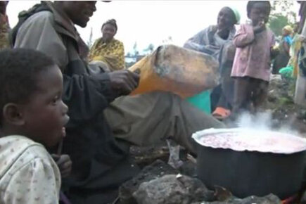 Displaced Families Shop Local In DR Congo