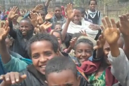 Addis Ababa Students Visit WFP School Meals Programme
