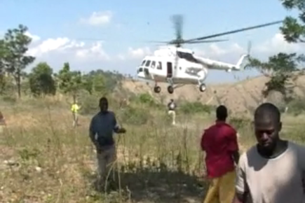 Helicopters in Haiti