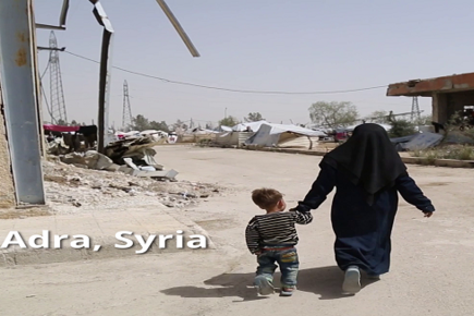 Syria, Adra City and Its Rural IDPs Shelters