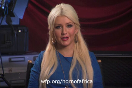 Christina Aguilera Makes An Appeal For The Horn Of Africa