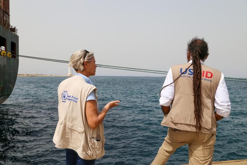 USAID Country Director Mervyn Farroe’s mission and his team to Port Sudan. ©WFP/Niema Abdelmageed