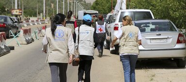 Photo: WFP/Hussam Al Saleh FAO, WFP and UNICEF staff